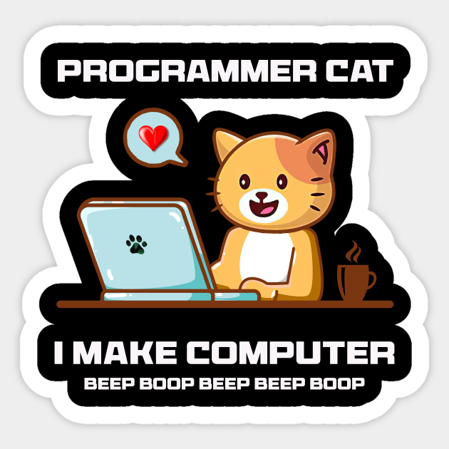 I are programmer Sticker by Frami Blair